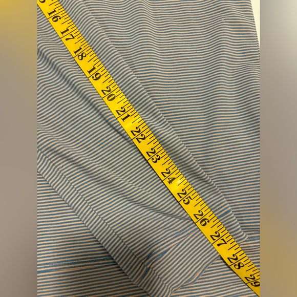 Southern Tide, Tide to Trail, Cruiser, blue & peach/pink stripe quarter zip, XL - Picture 5 of 12